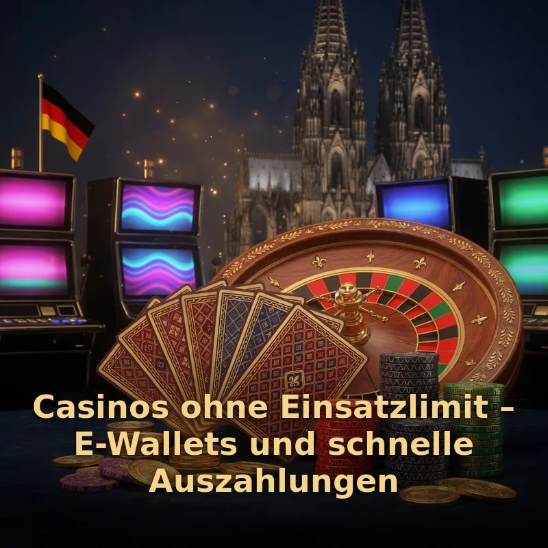 Casinos ohne Einsatzlimit – E-Wallets und schnelle Auszahlungen